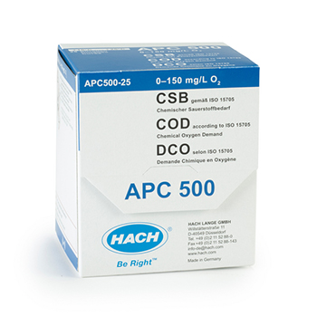 Cubeta-test DQO (IS) para robot de laboratorio AP 3800, 0-150 mg/L, 100 unid, HACH®
