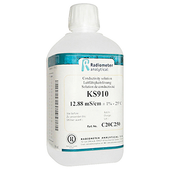 Solucin estndar, conductividad, 12,88 mS/cm, KCl, 500 mL, HACH®