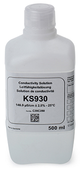 Solucin estndar, conductividad, 146,9 &miro;S/cm, KCl, 500 mL, HACH®