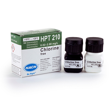 Cloro, reactivo lquido DPD, de 0,02 a 2,0 mg/L de Cl2 libre, HACH®