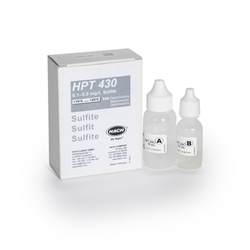 Sulfito, reactivos, de 0,1 a 5,0 mg/L de SO3, HACH®