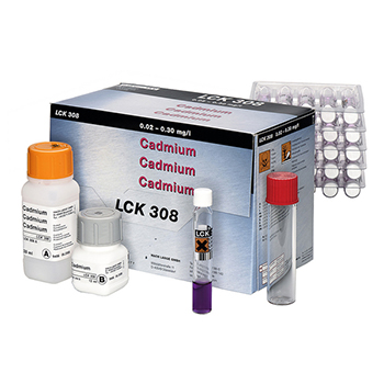 Cubeta-test para cadmio, de 0,02 a 0,3 mg/L de Cd, 25 unid, HACH®