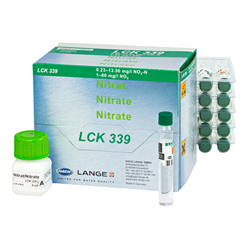 Cubeta-test para Nitrato, de 0,23- 13,5 mg/L NO3-N, 25 unid, HACH®