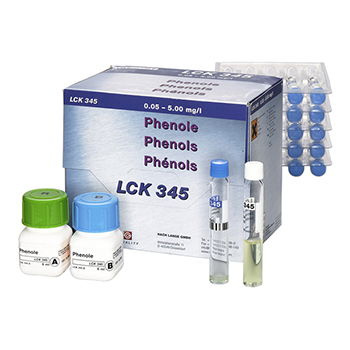 Cubeta-test para fenoles, de 0,05 a 5,0 mg/L, 24 unid, HACH®