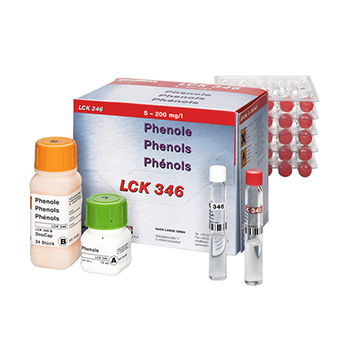Cubeta-test para fenoles, de 5 a 150 mg/L, 24 unid, HACH®