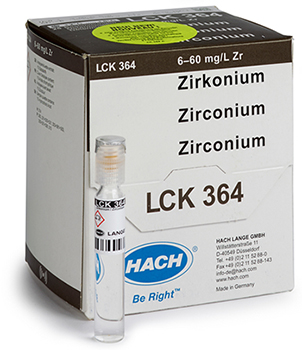 Cubeta-test de circonio, de 6 a 60 mg/L de Zr, 25 unid, HACH®