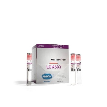 Cubeta test para amonio, de 10 a 100 mg/L de NH?-N, HACH®