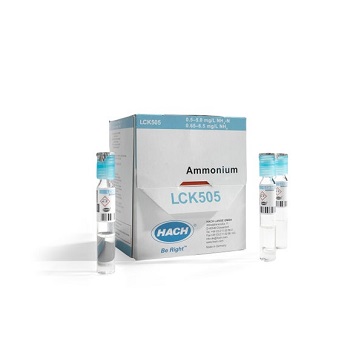 Cubeta test para amonio, de 0,5 a 5,0 mg/L de NH?-N , HACH®