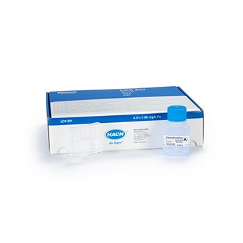 Cubeta-test para cantidades traza de Hierro, de 0,01 a 1,0 mg/L de Fe, 20 unid, HACH®