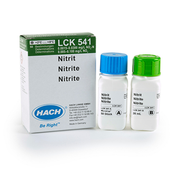 Cubeta-test para cantidades traza de Nitrito, de 0,0015 a 0,03 mg/L de NO2-N, 50 unid, HACH®