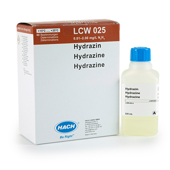 Hidracina, Set de reactivos para la determinacin de Hidracina, de 0,01 a 2,0 mg/L de N2H4, 60 test, HACH®