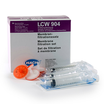 Set de filtracin por membrana con 50 filtros de membrana de 1,2 &miro;m, HACH®