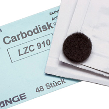 Discos de carbn activado CARBODISK para el anlisis de referencia de AOX, 24 unid, HACH®