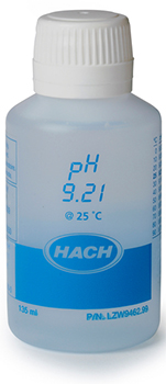 Solucin tampn de pH 9,21, CoA (Certificado de anlisis) por descarga, 125 mL, HACH®