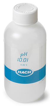 Solucin tampn pH 10.01, certificada, 250 mL, HACH®