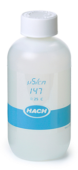 Solucin estndar, conductividad, 147 &miro;S/cm, KCl, 250 mL, HACH®