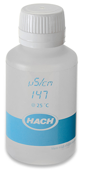 Solucin estndar, conductividad, 147 &miro;S/cm, KCl, 125 mL, HACH®