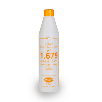 Solucin tampn estndar certificada, IUPAC, pH 1,679, 500 mL, HACH®