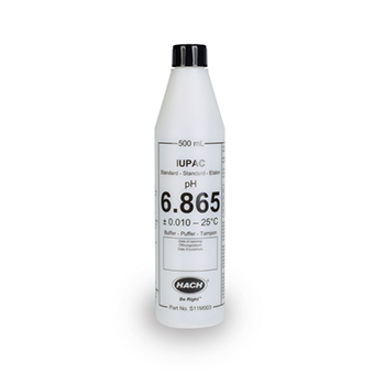 Solucin tampn estndar certificada, IUPAC, pH 6,865, 500 mL, HACH®