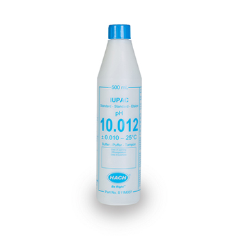 Solucin tampn estndar certificada, IUPAC, pH 10,012, 500 mL, HACH®