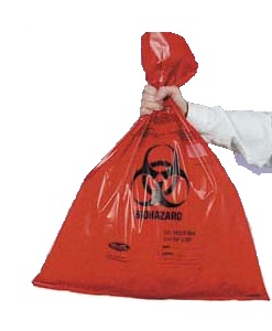 Bolsas para residuos biolgicos peligrosos PP rojo