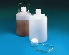 Bidn cilndrico de un solo uso, HDPE, NALGENE