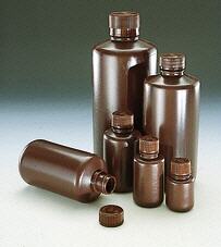 Frasco boca estrecha, HDPE topacio, NALGENE