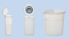 Frasco para muestras, PP, tapa a presin