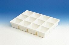 Bandeja organizadora para cajn, PVC blanco