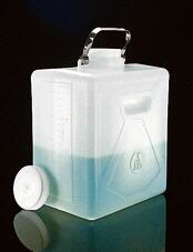 Bidn rectangular, boca ancha, HDPE y PP, NALGENE