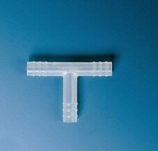 Tubo, conectores en forma de T, PP transparente