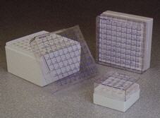 Criotubos, cajas criognicas, PC blanco, Nalgene