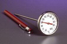 Termmetro de bolsillo, dial, Merck