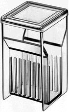 Cubeta de tincin Hellendahl, plstico PMP (TPX)