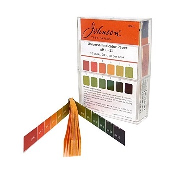 Papel indicador de pH, tiras JOHNSON®