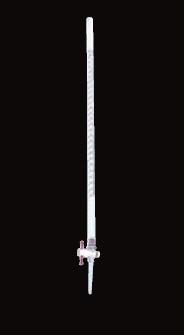 Bureta graduada, llave PTFE, plstico PMMA, LBG