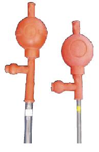 Pera de goma, tres vas, para pipetas EASY 5, LBG
