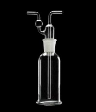 Frasco lavador de gases Drechsel, vidrio boros.LBG