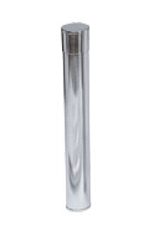 Tubo para esterilizar pipetas, acero inox. LBG