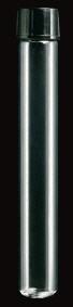 Tubo de ensayo, vidrio borosilicato LBG, roscado