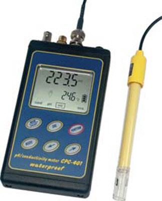 Conductmetro porttil CPC 401 resistente al agua