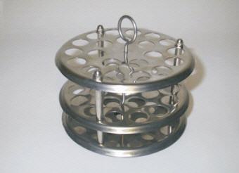 Gradilla circular para tubos, acero inox, SBS