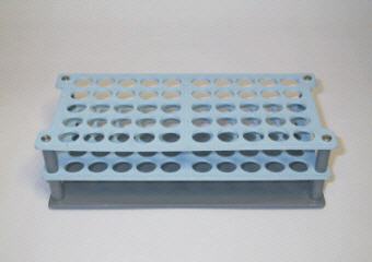 Gradilla rectangular para tubos, PP, apilable