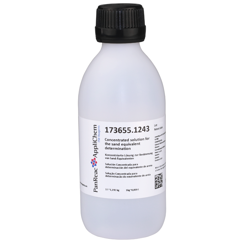 Solucin Concentrada para determinacin del equivalente de arena, 125 mL, PANREAC APPLICHEM®