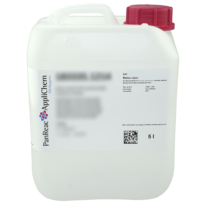 2-Propanol (F.C.C.) grado alimentario, 5 L (Alcohol iso-Proplico, Alcohol sec-Proplico, Dimetilcarbinol, IPA, Isopropanol), PANREAC APPLICHEM®