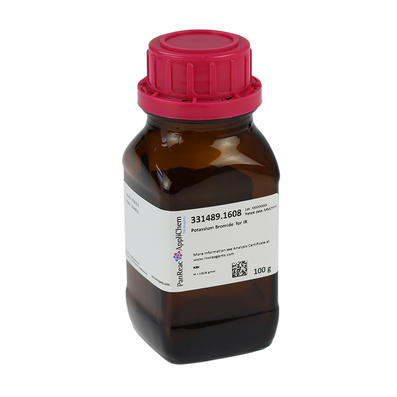 Potasio Bromuro para IR, 100 g, PANREAC APPLICHEM®