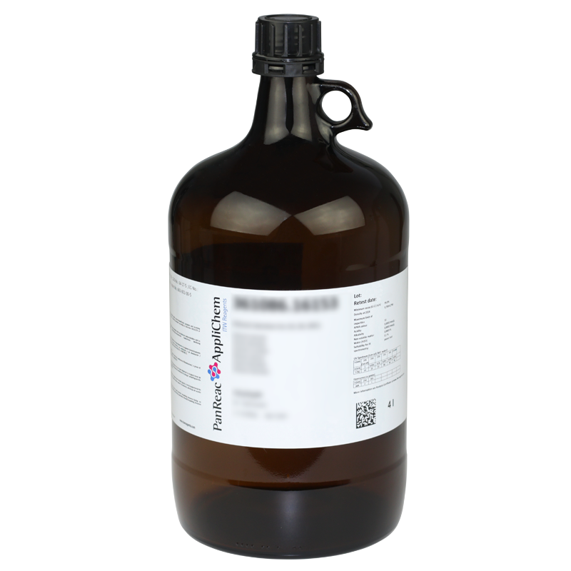 Etilo Acetato para UV, IR, HPLC, ACS, 4 L (Acido Actico Ester Etlico, Eter Actico), PANREAC APPLICHEM®