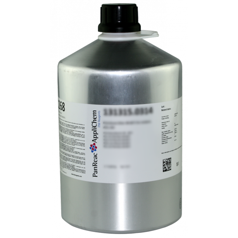 Acetonitrilo para UV, IR, HPLC, ACS, 5 L (Cianometano, Etanonitrilo, Metilo Cianuro), PANREAC APPLICHEM®