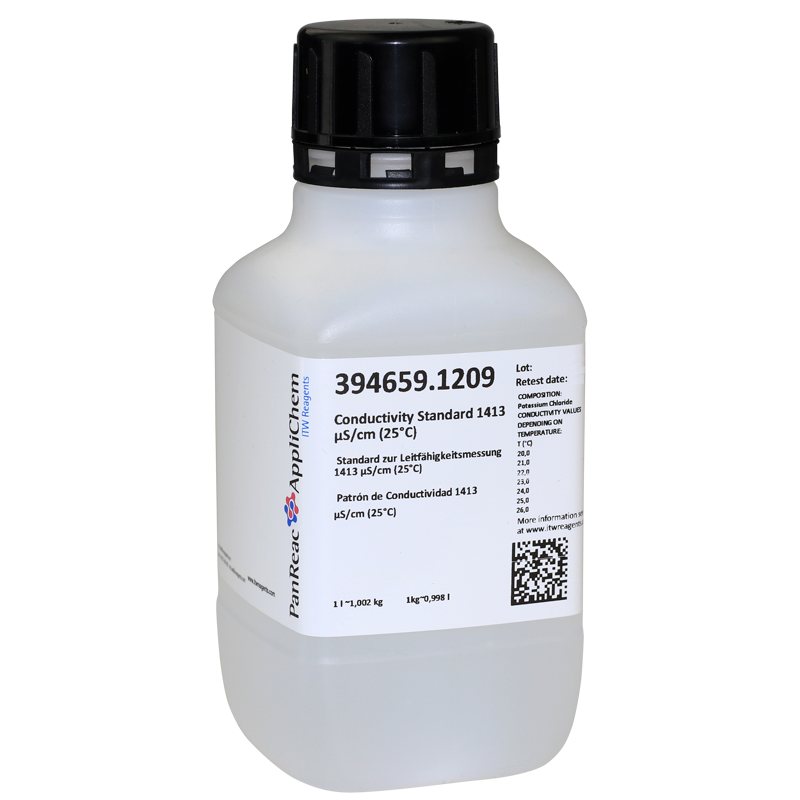 Patrn de Conductividad 1413 μS/cm (25°C), 250 mL, PANREAC APPLICHEM®