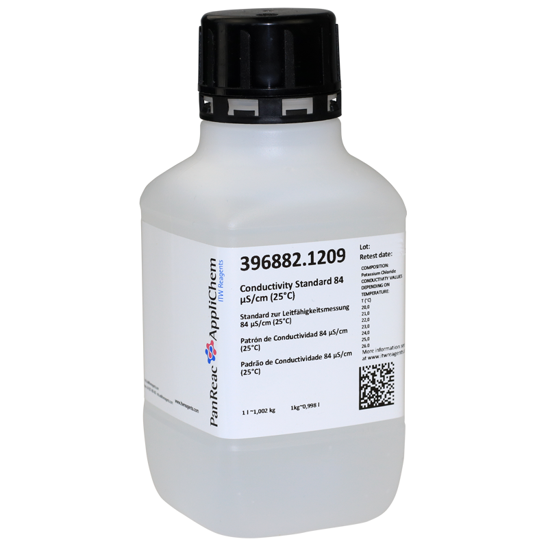 Patrn de Conductividad 84 μS/cm (25°C), 250 mL, PANREAC APPLICHEM®